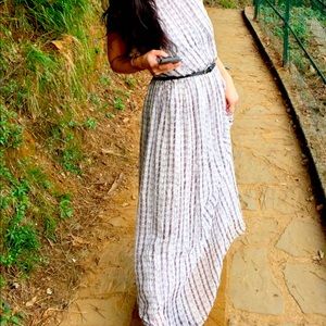 Thomas Wylde Silk Georgette Maxi - Sz Small